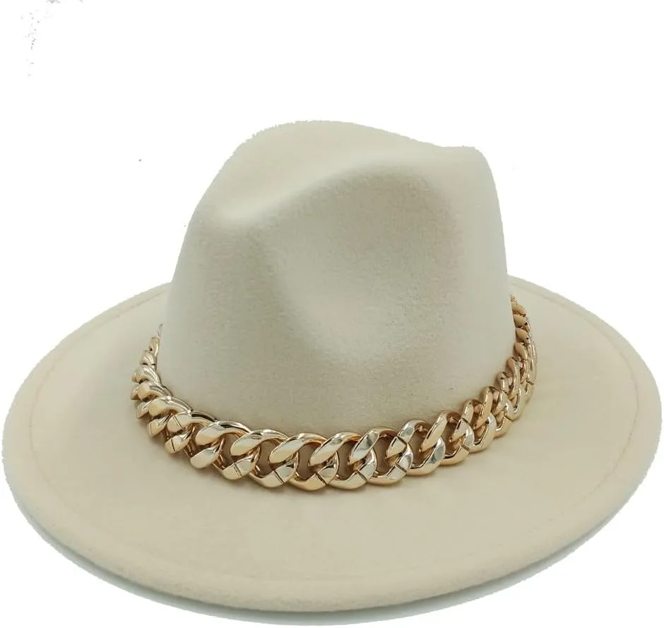 Men Fedora Hat Unisex Solid Color Fedora Hat Women's Wide Brim Jazz Hat Autumn Winter Panama Hat