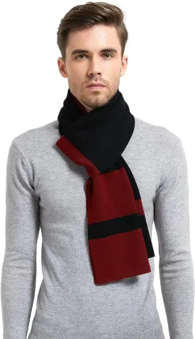Men Winter Cashmere Scarf Wool Soft Warm Knitted Casual Scarves for Men