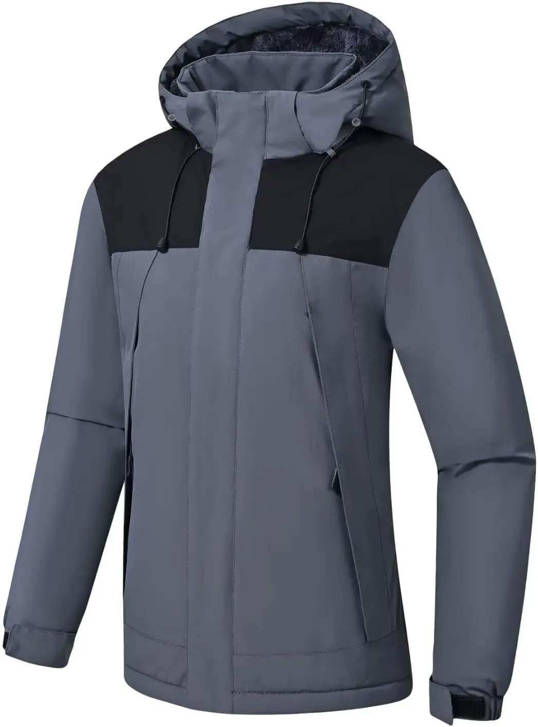 Pdbokew Women's Skiing Snowboarding Jackets Fleece Hood Mountain Snow Coat