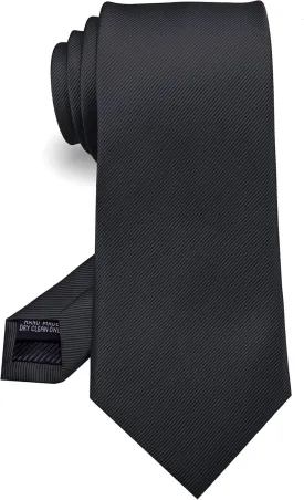 RBOCOTT Solid Color Tie Formal Necktie for Men
