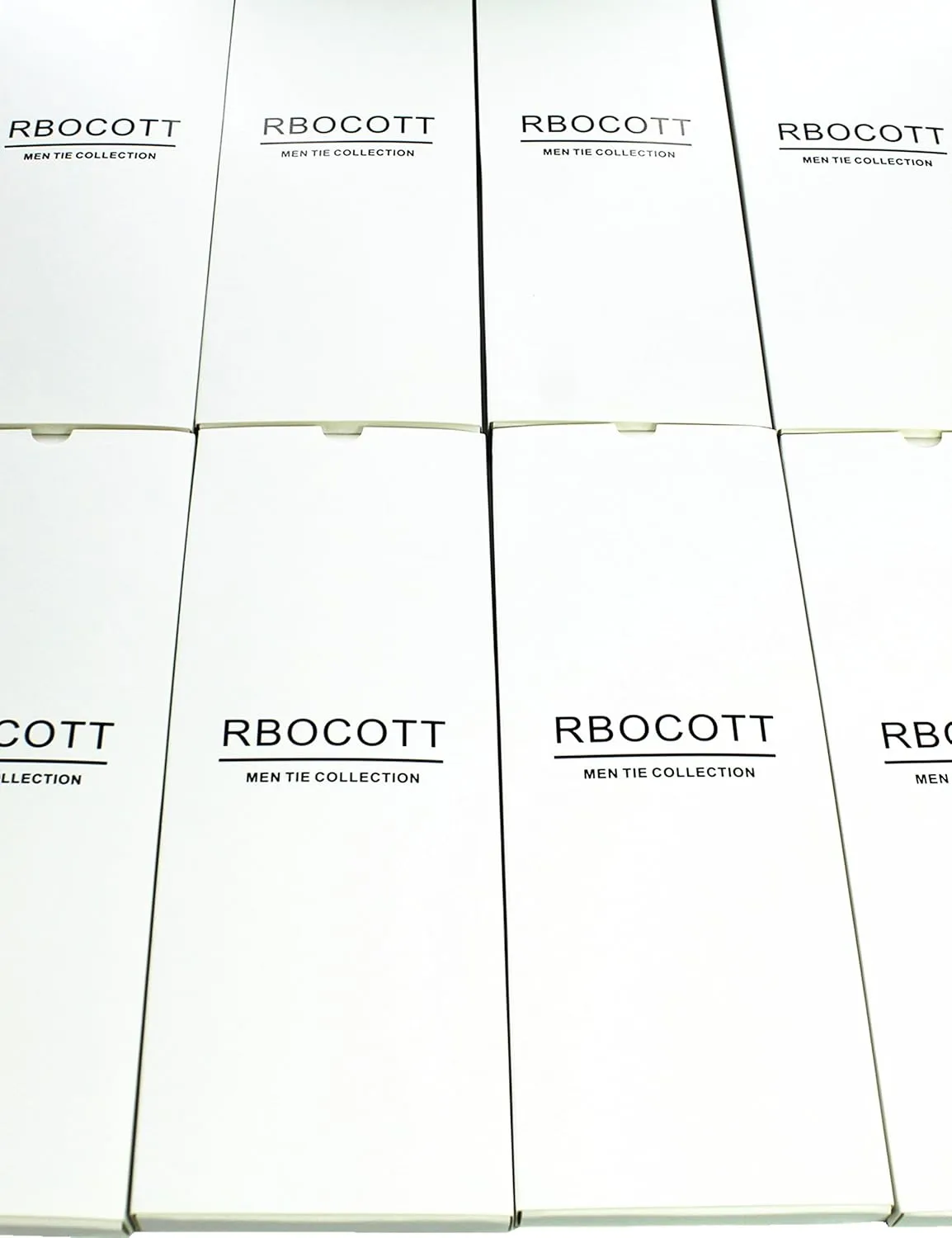 RBOCOTT Solid Color Tie Formal Necktie for Men