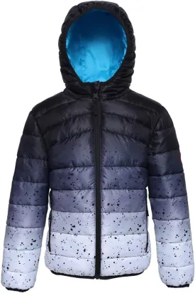 Rokka&Rolla Boys' Reversible Lightweight Puffer Jacket Hooded Water-Resistant Winter Coat