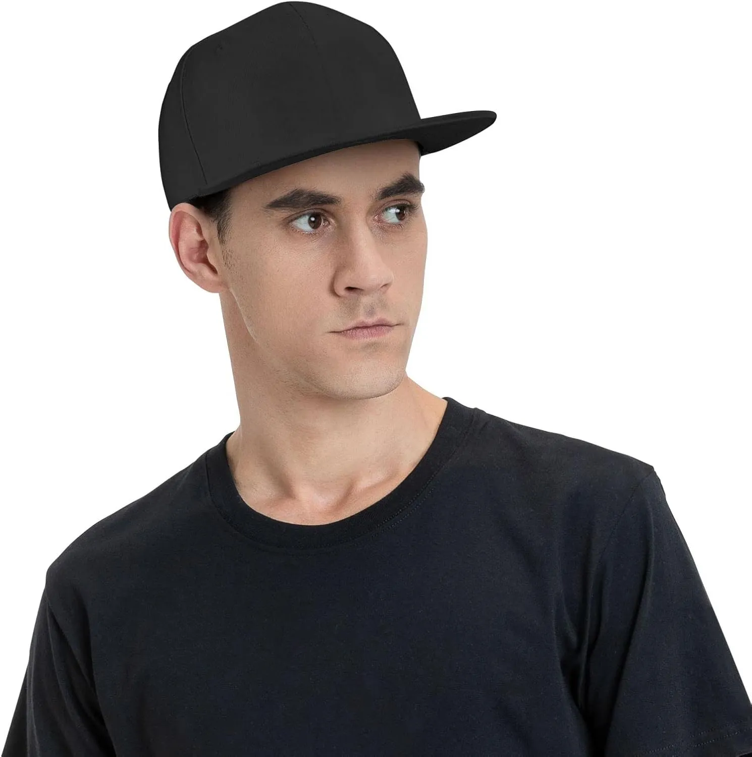 Snapback Hats for Men Women Custom Hat Flat Bill Baseball Cap Personalized Text Image Logo