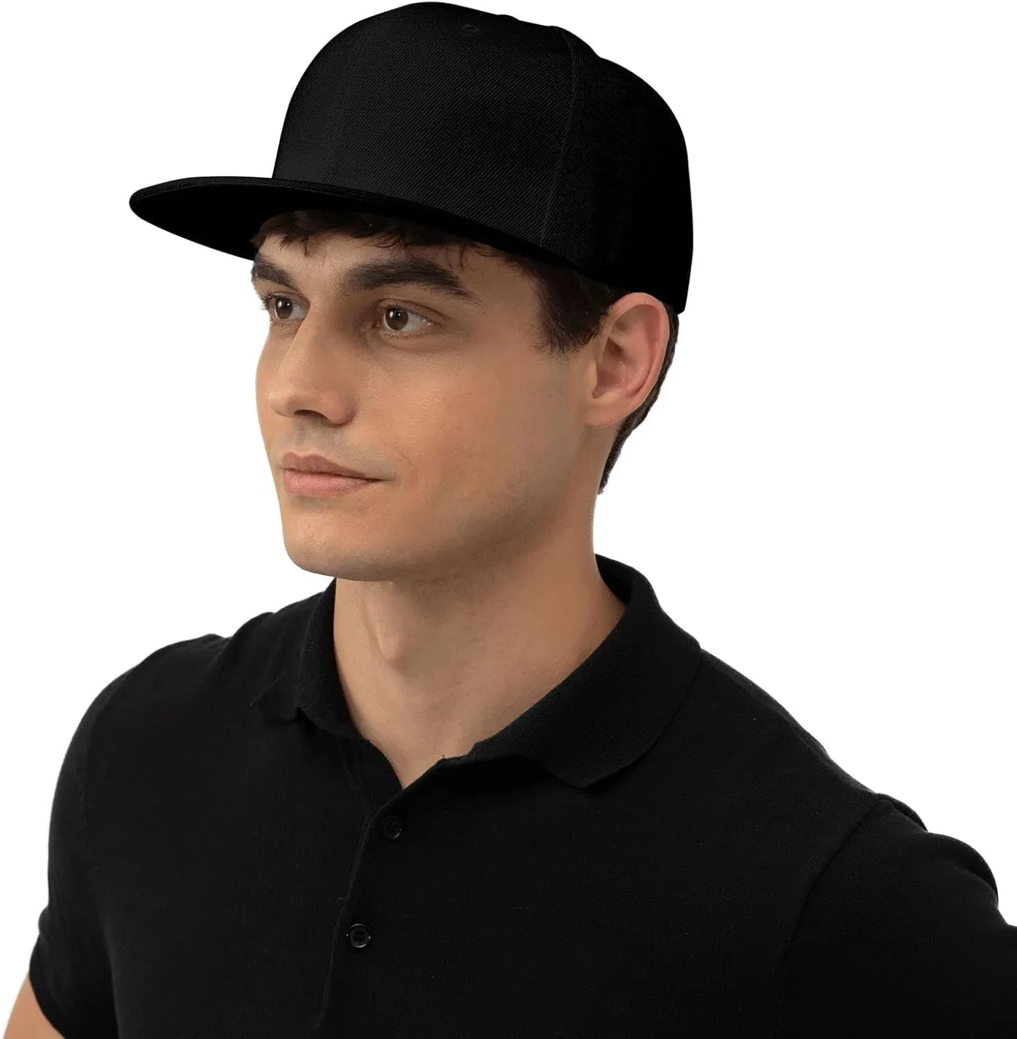 Snapback Hats for Men Women Custom Hat Flat Bill Baseball Cap Personalized Text Image Logo