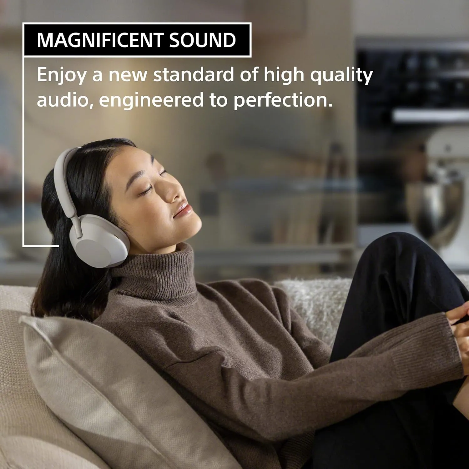 Sony WH-1000XM5 Premium Noise Canceling Headphones, Auto NC Optimizer, 30-Hour Battery, Alexa Voice Control, Midnight Blue