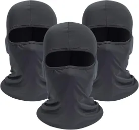 SUNLAND Balaclava Face Mask Motorcycle Cycling Bike Ski Bandana Hiking Skateboard Head Sock 3 Pack
