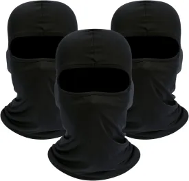 SUNLAND Balaclava Face Mask Motorcycle Cycling Bike Ski Bandana Hiking Skateboard Head Sock 3 Pack
