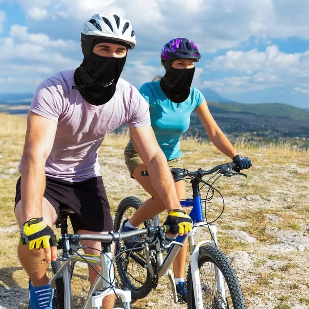 SUNLAND Balaclava Face Mask Motorcycle Cycling Bike Ski Bandana Hiking Skateboard Head Sock 3 Pack