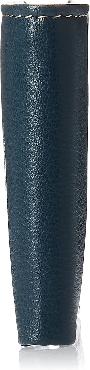 Timberland Men's Blix Slimfold Leather Wallet, Navy, One Size