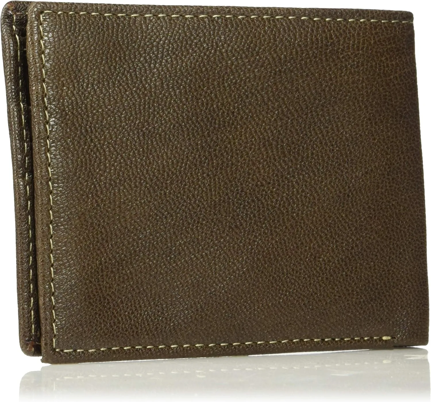 Timberland Men's RFID Blocking Wallet  Genuine Leather Passcase with Removable ID Holder, 6 Card Slots, 2 Billfold Pockets, Slim Design, Dark Brown, One Size
