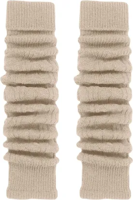 TODO Warm Wool Leg Warmers LONG Women and Girls - to/over Knee High, Soft, Flexible - keep Heat in Winter days.