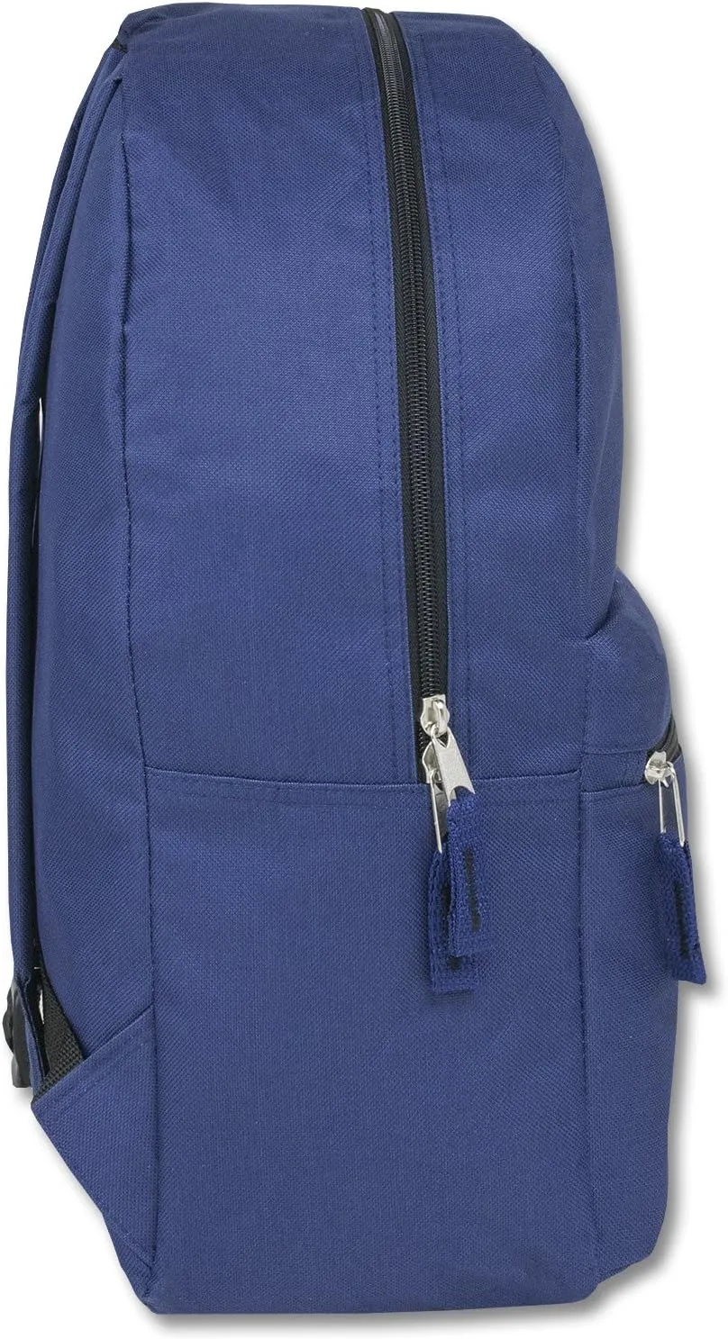 Trail maker 24 Pack- Classic 17 Inch Backpacks in Bulk Wholesale Back Packs for Boys and Girls
