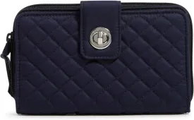 Vera Bradley Iconic RFID Turnlock Wallet, Signature Cotton