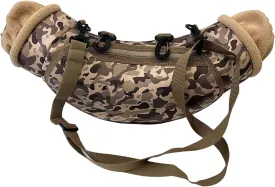 Waterproof Hand Warmer Muff made of Camouflage Neoprene with Waist, Belt Loop or Neck Strap
