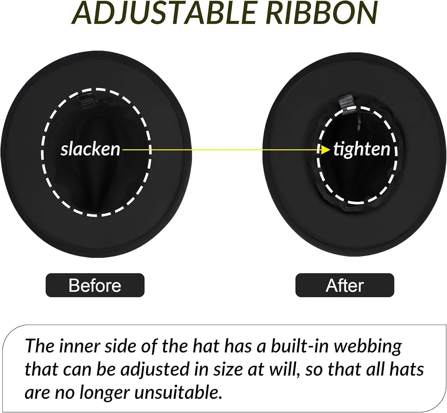 Wide Brim Fedora Hats for Women Men Two Tone Dress Hat Felt Panama Hat in Two Audlt Size