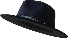 Wide Brim Fedora Hats for Women Men Two Tone Dress Hat Felt Panama Hat in Two Audlt Size