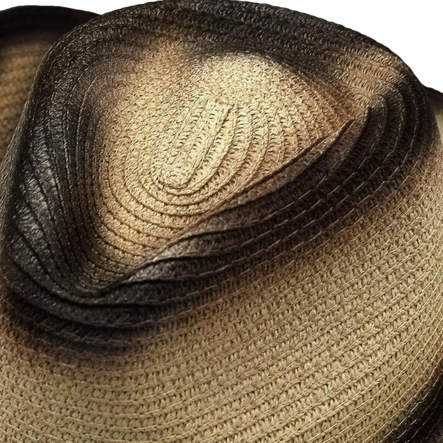 Wide Shapable Brim Straw Cowboy Hat Men Women UV Sun Protection Cowgirl Straw Hat Holiday Travel Panama Fedora Hat Beach Caps