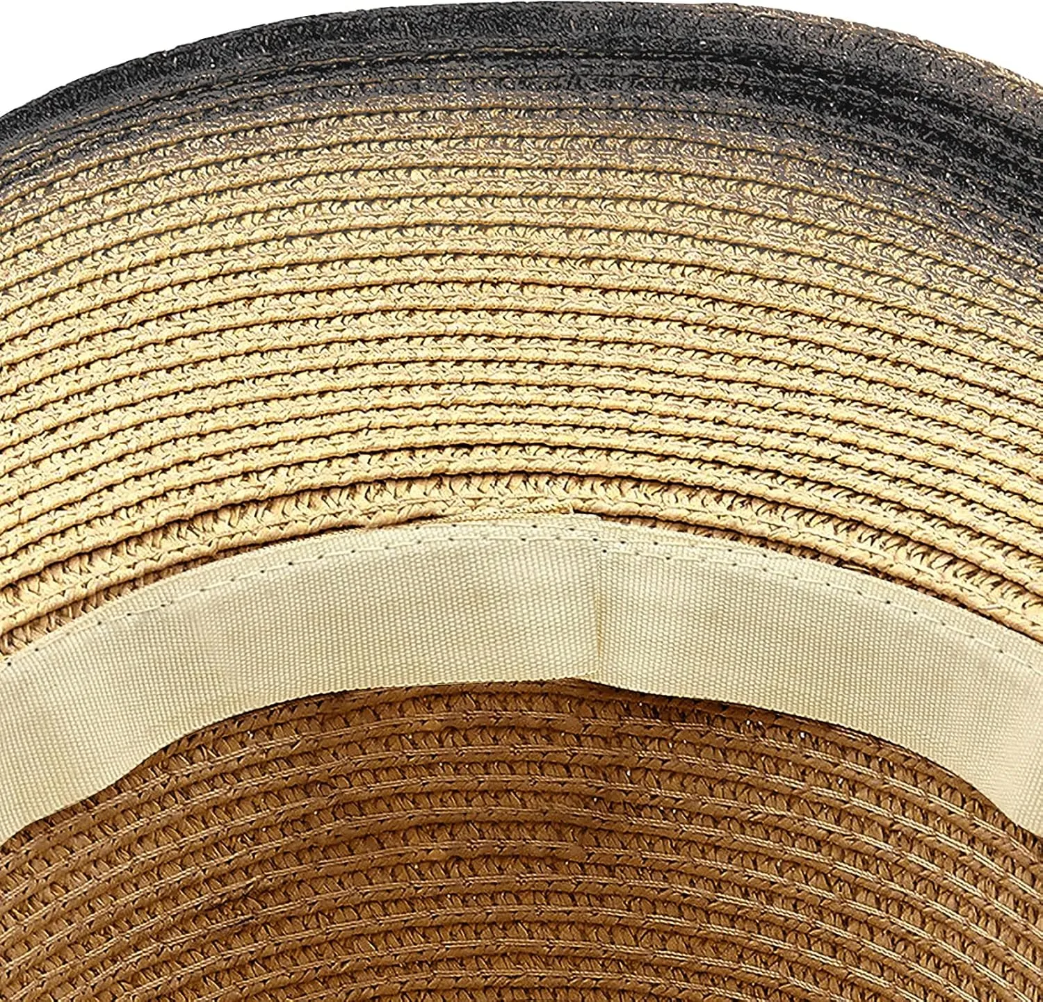 Wide Shapable Brim Straw Cowboy Hat Men Women UV Sun Protection Cowgirl Straw Hat Holiday Travel Panama Fedora Hat Beach Caps