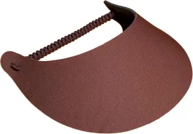 Women's Solid Color Design Lightweight Packable Foam Visor for Sun Protection and Outdoor Activities