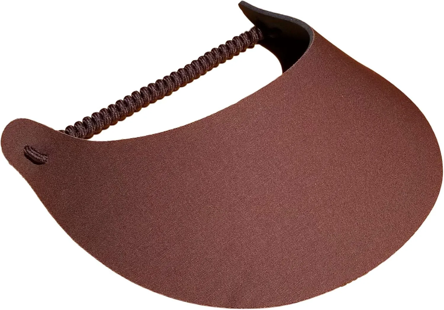 Women's Solid Color Design Lightweight Packable Foam Visor for Sun Protection and Outdoor Activities