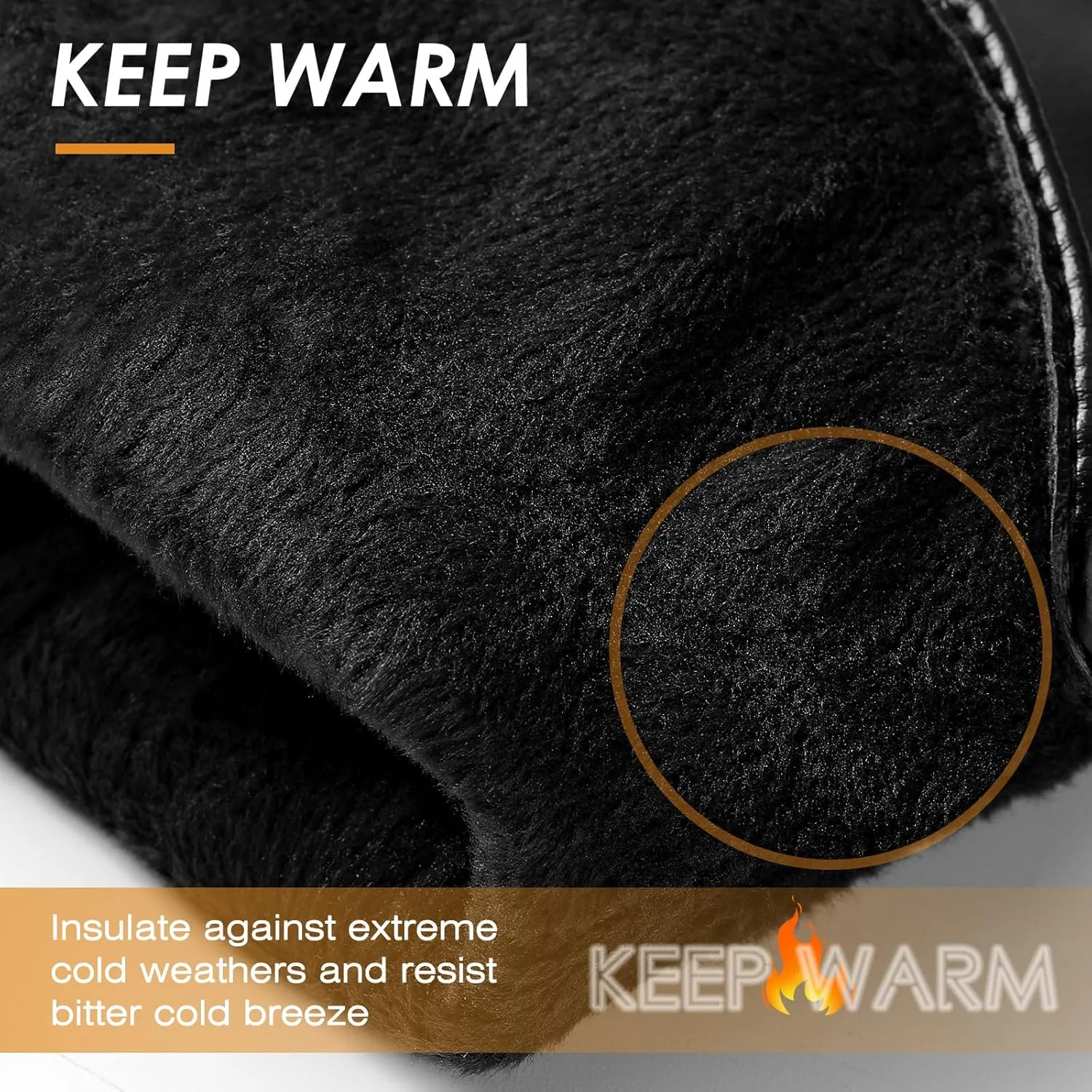 Womens Winter Leather Gloves, Touchscreen Texting Driving Gloves, Super Soft Warm Lined Womens Glove Cold Weather