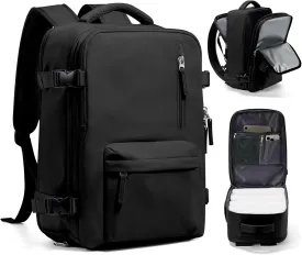 WONHOX Large Travel Backpack Carry on Flight Approved Laptop Work Business Backpack for Women Men Mochila de Viaje