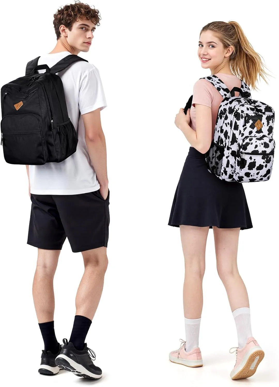 ZORFIN 26L Backpack for School, College, and Travel: Water Resistant Bookbag with 8 Compartments - Buckshot Camo